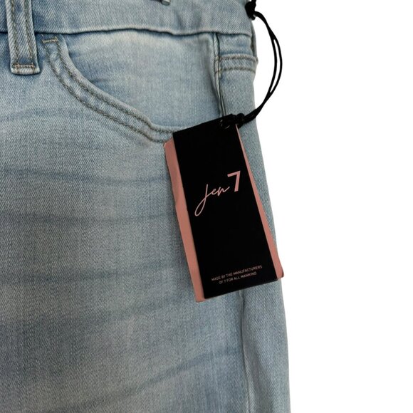 Jen7 By 7 For All Mankind Women's Blue High Waist Skinny Jeans Size 10 - Picture 3 of 5